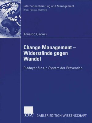 cover image of Change Management--Widerstände gegen Wandel